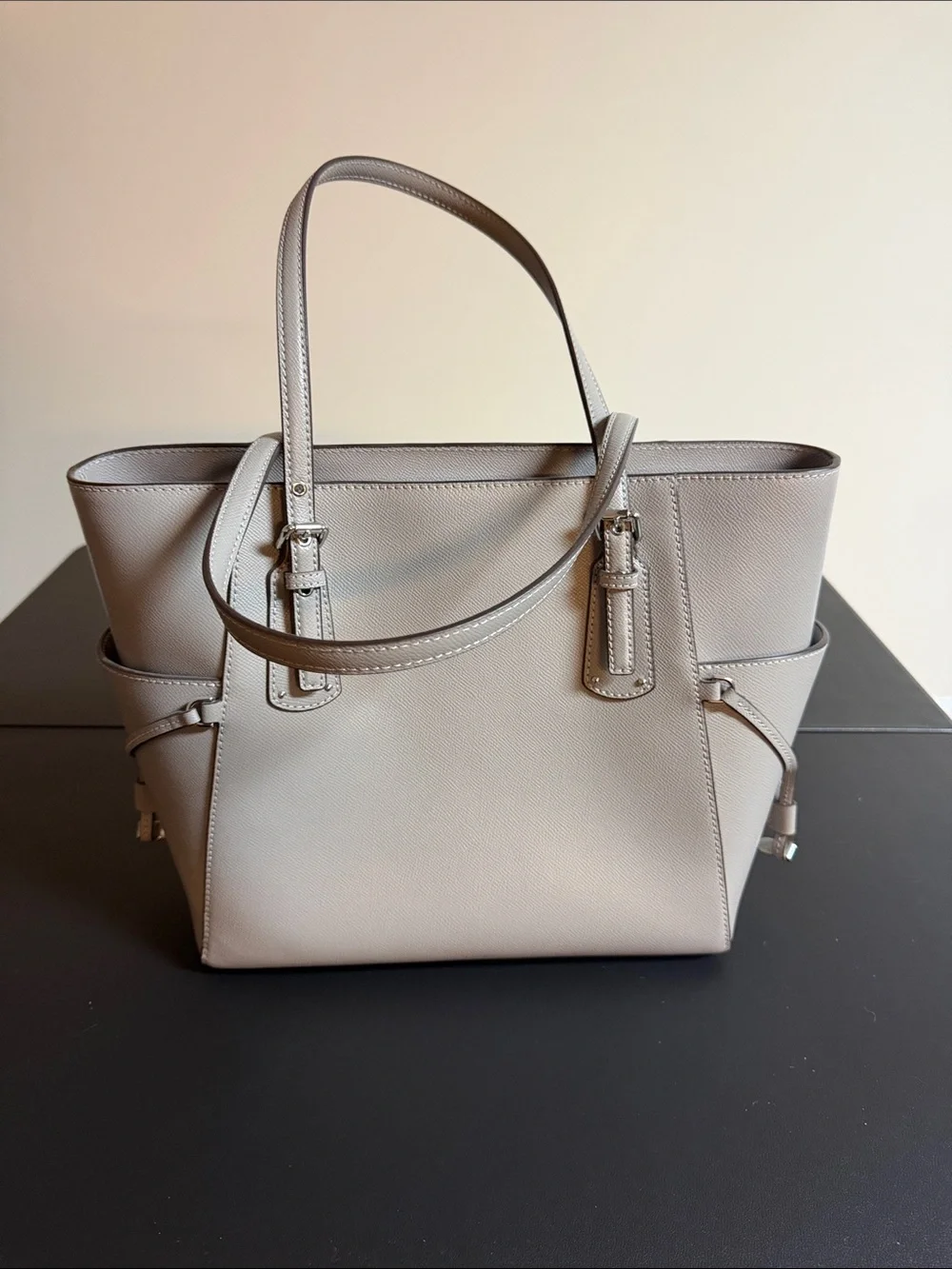 Michael Kors Light Taupe Saffiano Leather Tote